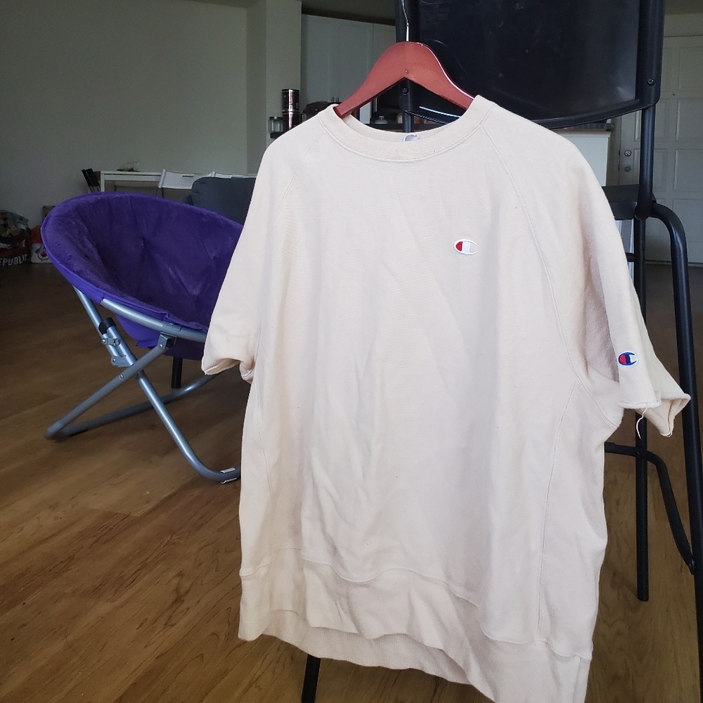 Champion Reverse-Weave Short-Sleeve Crew in XL